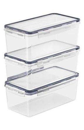 Sorbus 3-Pack 13.5 Cup Storage Containers with Lids in Clear at Nordstrom Rack