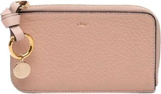Chlo&eacute; Pre-owned Alphabet Card Holder - - Pre-owned - Donna - Rosa - ONE SIZE