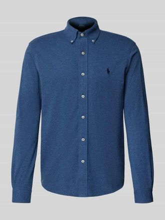Polo Ralph Lauren Regular Fit Freizeithemd mit Button-Down-Kragen in Blau, Gr&ouml;&szlig;e L