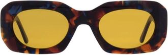 Andy Wolf Occhiali da Sole Flax Sun - - Accessories - unisex - Marrone - ONE SIZE