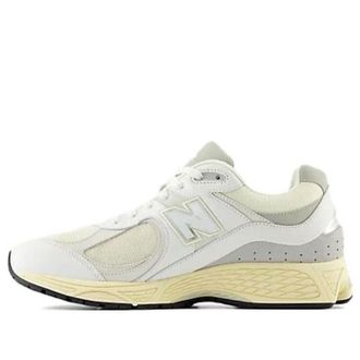 New Balance 2002R Shoes White Grey Yellow M2002RIA