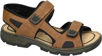 Rieker Schoenen, Heren, Bruin, 42 EU, 26156-25 Verstelbare Sandaal