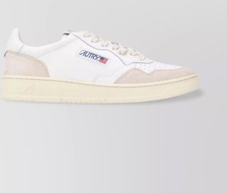 Autry leather and suede sneakers micro-holes