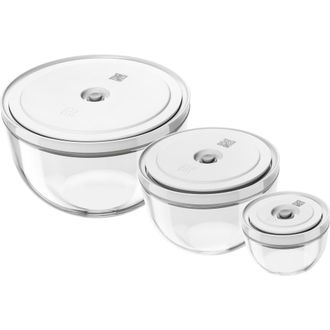 Zwilling Fresh & Save 3-Piece Glass Bowl & Lid Set in Clear at Nordstrom