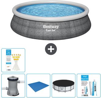 Bestway Piscina Bestway Fast Set Redonda - 457x84 Cm - 8-piezas S22678