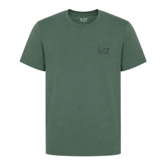 Emporio Armani Jersey T-shirt - Heren - T-shirts - Groen - 2XL - Katoen - Tops