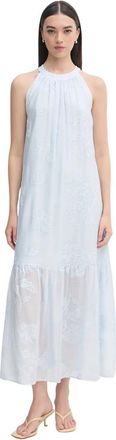 Gaud&igrave; Maxi Jurk - Dames - Maxi kleedjes - Blauw - XS - Polyester - Kleedjes