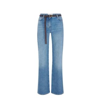 Elisabetta Franchi Dames, Jeans, Blauw, Maat: W25 Denim