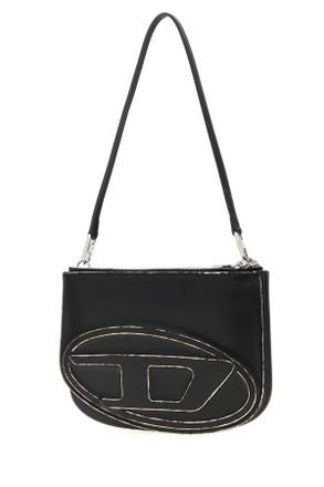 Diesel Womens Black Leather 1dr Shoulder Bag Ha578 Borse A Mano