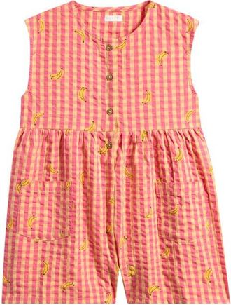 Next Kids Gingham Cotton Romper in Pink at Nordstrom, Size 18-24M