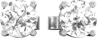 Diamond2Deal 14k Gold 10 CTW Round Lab Grown Diamond Solitaire Stud Earrings