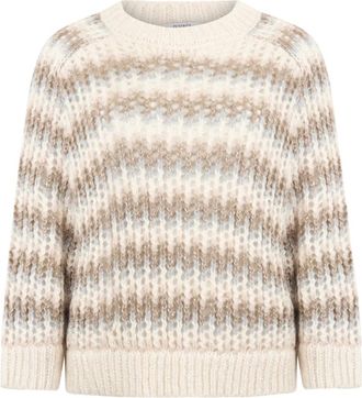 PESERICO Maglione a righe - Toni neutri