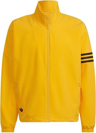 adidas Mens adidas originals New C Tracktop Logo Embroidered Classic Sports Jacket Yellow HM1867
