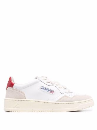 Autry Medalist Low Leather And Suede Sneakers