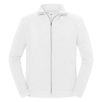 Fruit Of The Loom Fruit of the Loom Unisex Adult Iconic Premium Sweat Jacket (Wit)