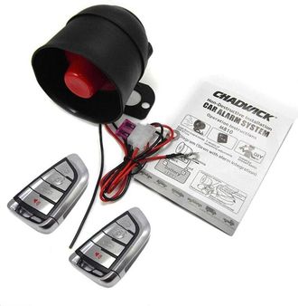 OEM Alarma De Bocina Para Coche, Sistema Universal De Seguridad Con 2 Mandos A Distancia, 7 Niveles De Sensibilidad, 12 V, Antirrobo (cw-8131)
