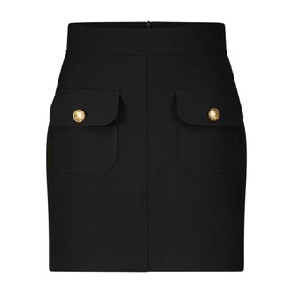 Seductive Paris Mini Rok - Dames - Rokken - Zwart - Maat: L Viscose