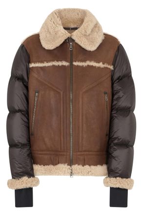 Moncler Brown Shirt Collar Jacket