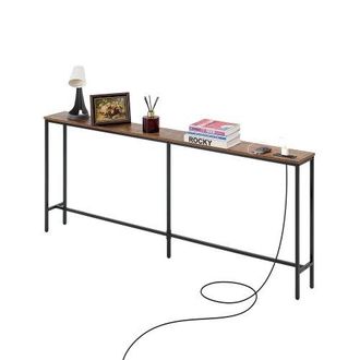 OEM Tavolo Stretto Dietro Divano, 180 X 20 X 80 Cm, Con Prese Di