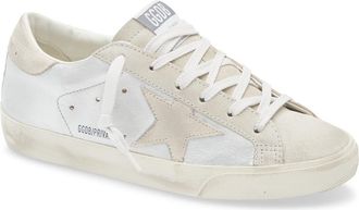 Golden Goose Super-Star Sneaker in Silver/Grey at Nordstrom, Size 11Us