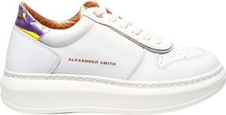 Alexander Smith Cambridge L1D Sneaker - Dames - Sneakers - Wit - 37 EU - Leer - Schoenen
