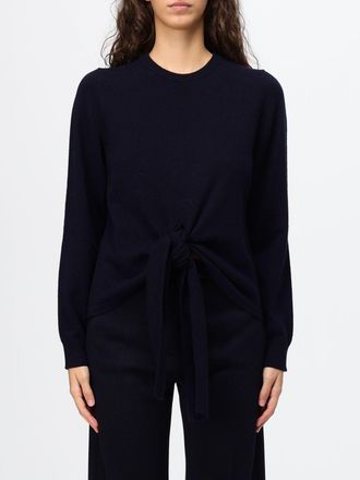 Tela Crew-Neck Pure Wool Jumper with Long Sleeves and Ribbed Trims