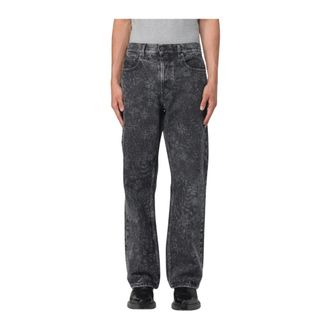 Golden Goose Patterned Denim Jeans