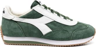 Diadora Groene Sneakers Veters Rubberen Zool - Heren - Sneakers - Groen - 40 EU - Schoenen