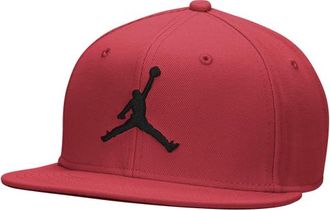 Nike Jordan Mens Pro Snapback Jumpman - Gym Red/Black Size L/XL