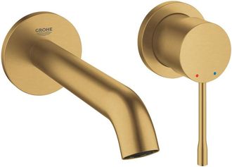 GROHE Essence Mezclador Monomando De Lavabo, 2 Agujeros, Tama&ntilde;o M, Cool Sunrise Brushed (19408gn1)