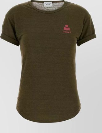 Isabel Marant koldia linen crew neck t shirt
