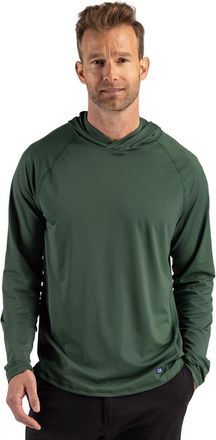 Cutter & Buck Prospect Recycled Featherlight Stretch Mens Hooded Pullover