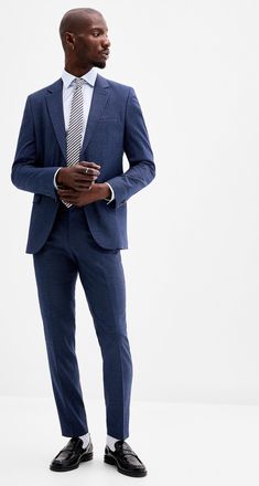 HUGO BOSS Mens Hesten blueberry pant Extra slim fit