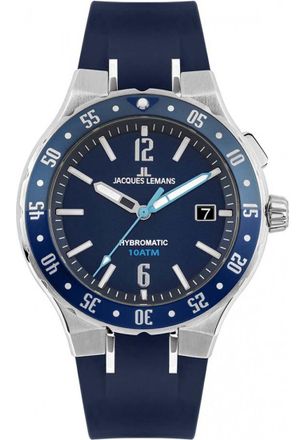 Jacques Lemans 1-2109C Mens Hybromatic Watch - Silver - One Size