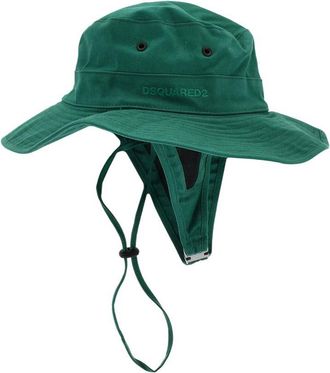 Dsquared2 Green Logo Bucket Hat