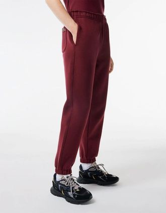 Lacoste Womens Sweatpants - Red - Size: 14