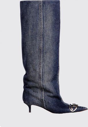 Diesel Stivale D-Venus in denim di cotone