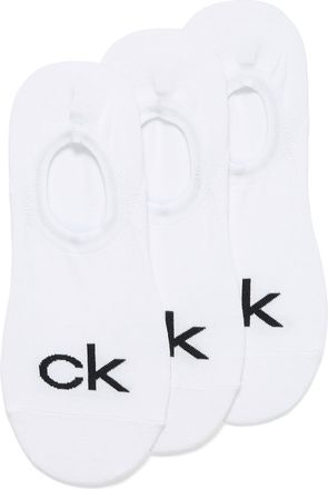 Calvin Klein Mens Logo ped socks 3-pack