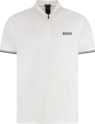 BOSS Polo slim - Bianco