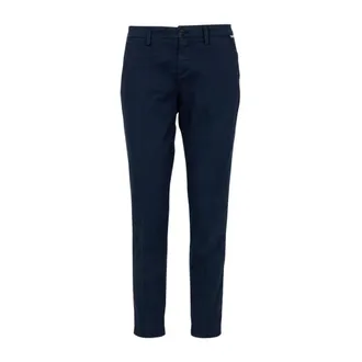 Roy Rogers Broeken, Dames, Blauw, W28, Katoen, Chino Flow