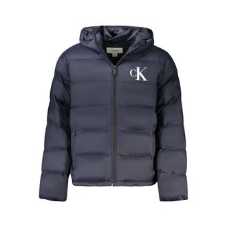 Calvin Klein Blu Poliammide Mens Mens Jacket