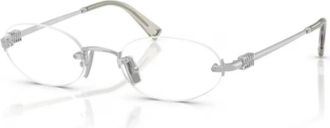 Miu Miu Stijlvolle zonnebril voor vrouwen - unisex - Brillen - Grijs - 51 MM - Accessoires