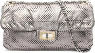 Chanel 2006-2008 Reissue Perforated Calfskin Drill Flap shoulder bag - Zilver