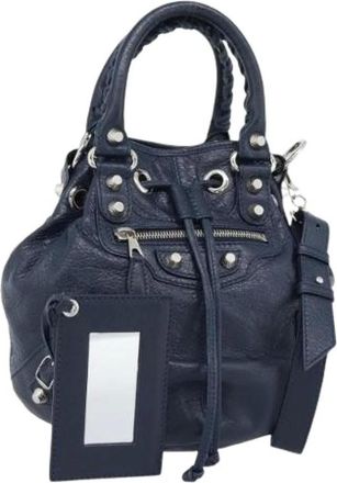 Balenciaga Pre-owned Vintage Bucket Bag - Pre-owned - Mujer - Azul - ONE SIZE