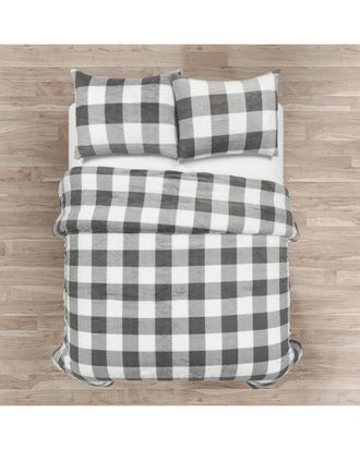 Lush D&eacute;cor Lush Decor 2Pc Plaid All-Season Back-To-Campus Comforter Set