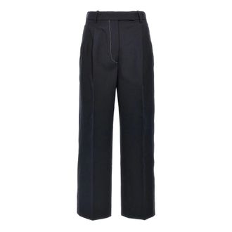 Thom Browne Mujer, Pantalones, Azul, Talla: L