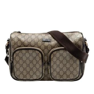 Gucci Pre-owned Cross Body Bags, unisex, Beige, Size: ONE SIZE Pre-owned Vintage Crossbody Bag
