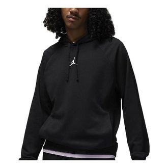 Nike Jordan Air Jordan Dri-FIT Sport Crossover Fleece Hoodie Black White DQ7327-010