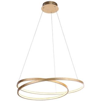 Paul Neuhaus Paul Neuhaus Roman Lámpara de techo colgante dorada, 1 LED de 41 W, 3000 K, regulable