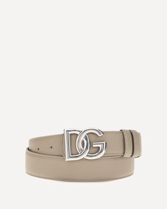 Dolce & Gabbana Leather Belt Male 105